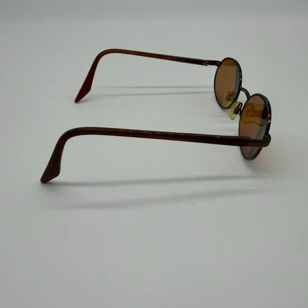 Capezio Shiny Copper Metal Oval Eyeglasses FRAME ONLY - Model 15 51-18-140